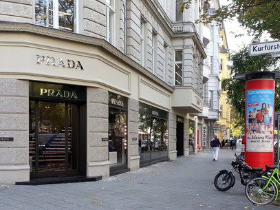 PRADA am Kurfürstendamm, Ecke Wielandstraße