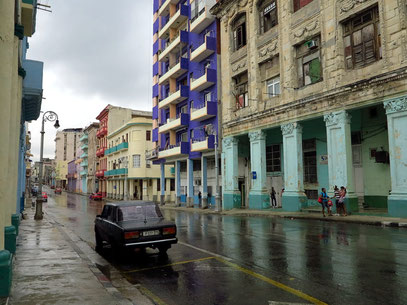 Central Habana im Regen