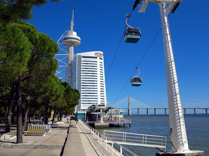 Blick zum Torre Vasco da Gama und zum Hotel Myriad