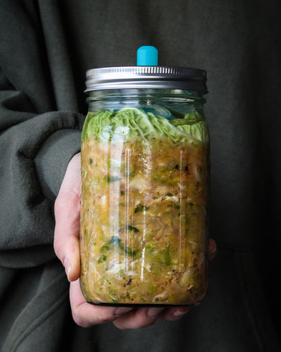 Asiatisch fermentieren - Wirsing & Ingwer