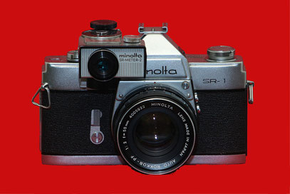 MINOLTA SR-1 new (Baujahr 1963), hier mit SR-Meter-2