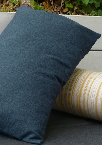 coussin toile outdoor rayée made in france