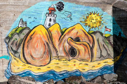 street art am bunker . lønstrup