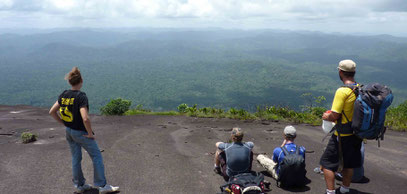 Expédition Tumuc Humac Guyane inselberg