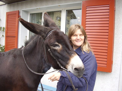 2007 Wir lieben unsere Pflege-Esel-Dame Mutscha