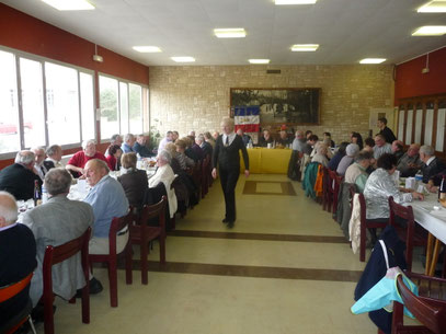 Repas au mess de l'Escadron 22/9 à HIRSON à l'issue de l'AG 2011.