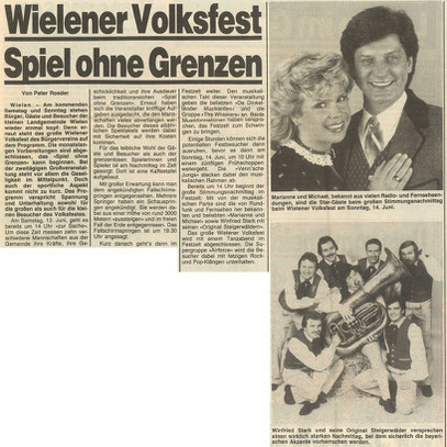 Zeitungsausschnitt, 1987