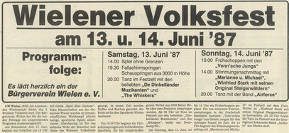 Grafschafter Wochenblatt, 10. Juni 1987