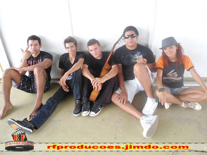 JEO FÊNIX ( R F Produções), NUNO, PYTTER, ELI E DIEGO MARQUES ( R F Produções).