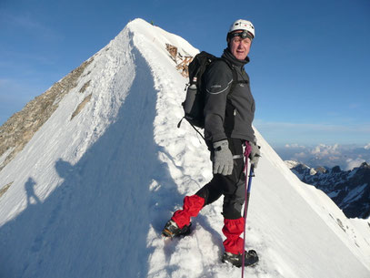 Ich am Gipfelgrat der Königsspitze 6/2013