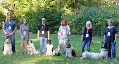 Foto: Michaela Hilburger. Pookie, Pulcinea-Pepsi, Pepina-Pina, Mutter Candy, Pauline-Phina und Philina-Lilly von Werths Echte