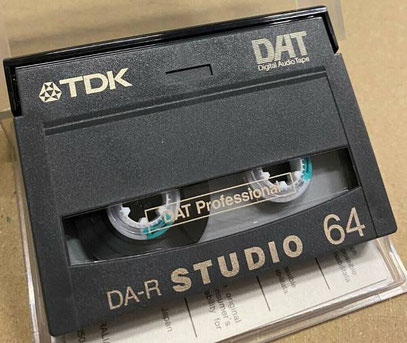 riversamento nastri cassette DAT digital audio tape