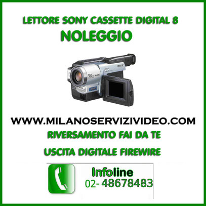 lettore sony cassette digital 8 funzionante