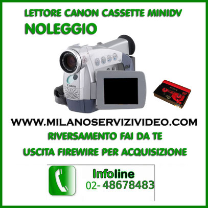 videocamera canon funzionante milano