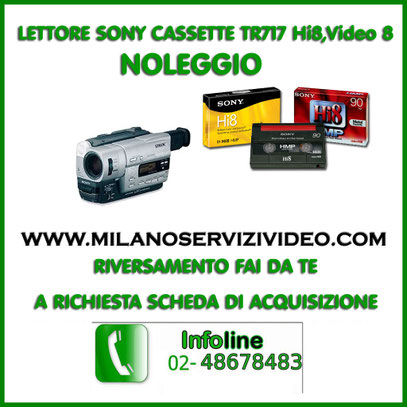 telecamera sony video8 e hi8 milano