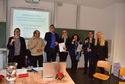 Serena Berghaus, Prof. Dr. Michael Borg-Laufs, Prof. Dr. Dieter Wälte, Deborah Gauert, Melanie Engler, Prof. Dr. Wilfried Gebhardt, Dr. Iris Schubert