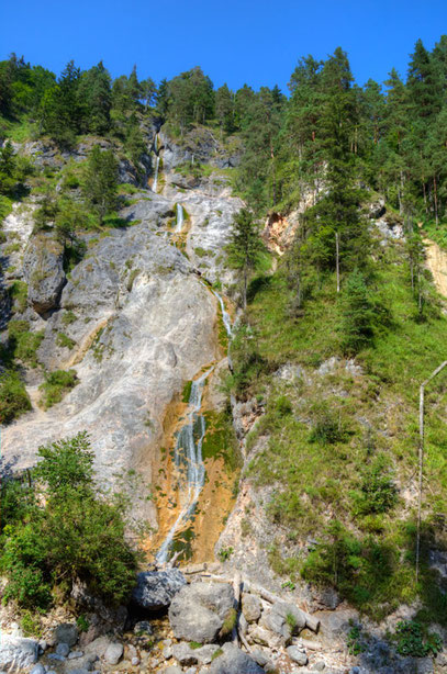 Wasserfall in der Almbachklamm