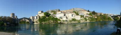 Mostar mit der neuen Brücke "Stari most"