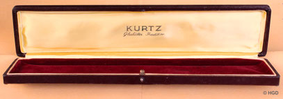 Original Etui der Dr. Ernst Kurtz Uhrenfabrik Haus Hollen; Bookholzberg /Oldenburg