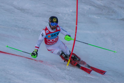 Marcel Hirscher Lauberhorn Audi FIS Skiweltcup Slalom