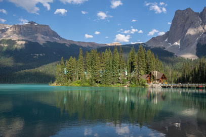 Im Yoho NP liegt der Emerald Lake mit der wundervollen Lodge.