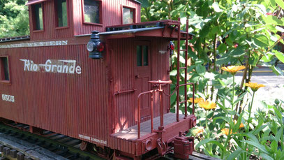 Hand Made Long Caboose D&RGW