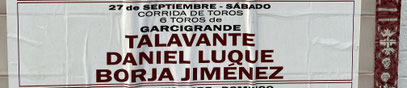 Toros de Garcigrande pour Talavante, Luque et Borja Jimenez