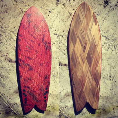 Elleciel Custom Surfboards Phuket Thailand Paulownia Wood Epoxy EPS 