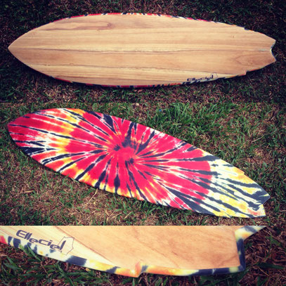 Fish surfboard paulownia wood Mark Richards