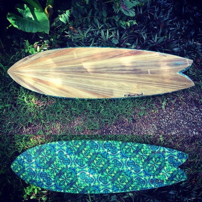 #475 Tribal Fish Venturi Bottom 5'8"