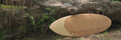 Elleciel bamboo surfboard phuket