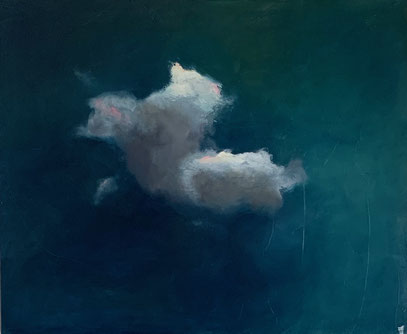 The first, 61 x 50 cm, huile sur toile de lin