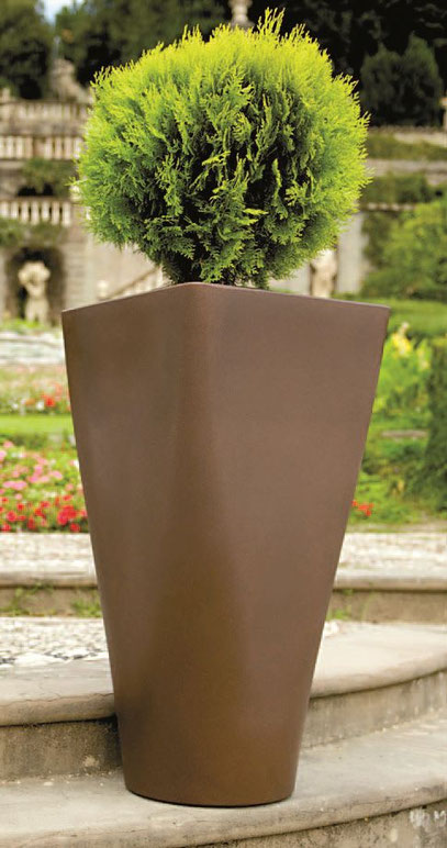 pot haut rond-carré, pot haut rond carré, pot design rond carre, pot design rond carré, pot conique, po design conique, pots coniques, pots design coniques