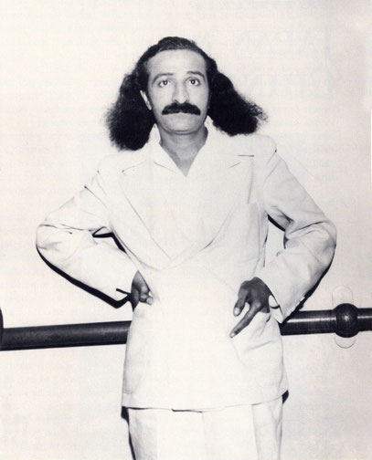  4th June, 1932 : Meher Baba on board the SS Monterey docked in Los Angeles harbour prior to her maiden voyage to Hawaii.