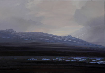 Martin Guido Becker, "Skandinavische Landschaft", 2007, 70/100 cm