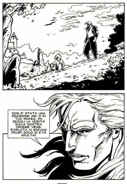 Tavola da "Ossian" - Star Comics - 1995