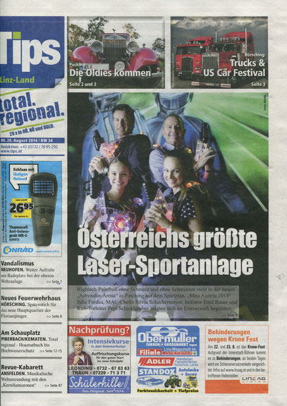 Eröffnung Laser-Sportpark