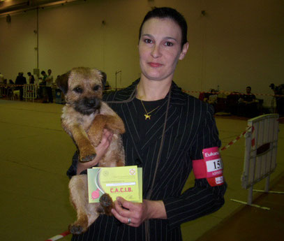 Lola en exposition canine