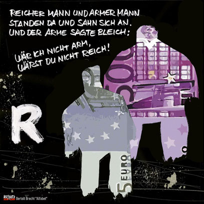 Bertolt Brecht Alfabet Buchstabe R = Reicher Mann