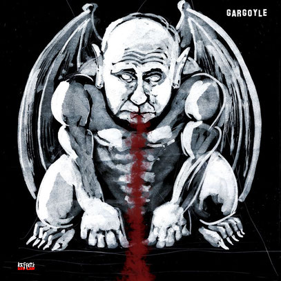 Putin Gargoyle cartoon