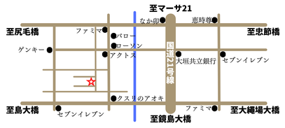 教室付近の地図