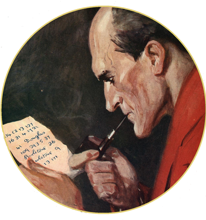 Illustration Sherlock Holmes, 1915
