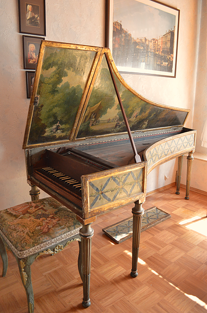 Italian Harpsichord  ca.1630-1660, Pooya Radbon Collection
