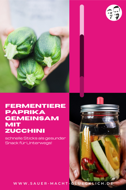 Zucchini & Paprika | Einfach haltbar machen durch Fermentation