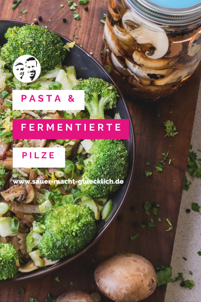 Vegane Pasta mit Pilzen - Herzhaft & Gesund in nur 10 Minuten