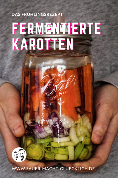 Fermentierte Karotten mit Zwiebeln - Ein Rezept für den Frühling