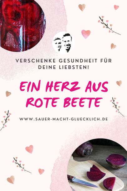 Valentinstag – Ein Herz aus Rote Beete