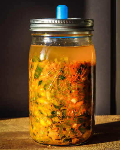 Lauch Kimchi - Traditionell koreanisch