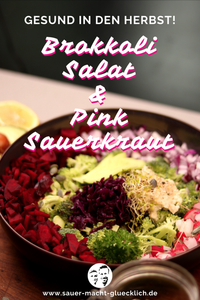 Veganer Brokkoli Salat für die Herbsttage in nur 5 Minuten