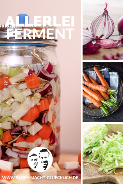 Buntes Allerlei Ferment | Frische Farbe für den Winter!